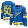 Jordan Binnington St. Louis Blues Fashion7 Home Breakaway Jersey - Blue - Front View
