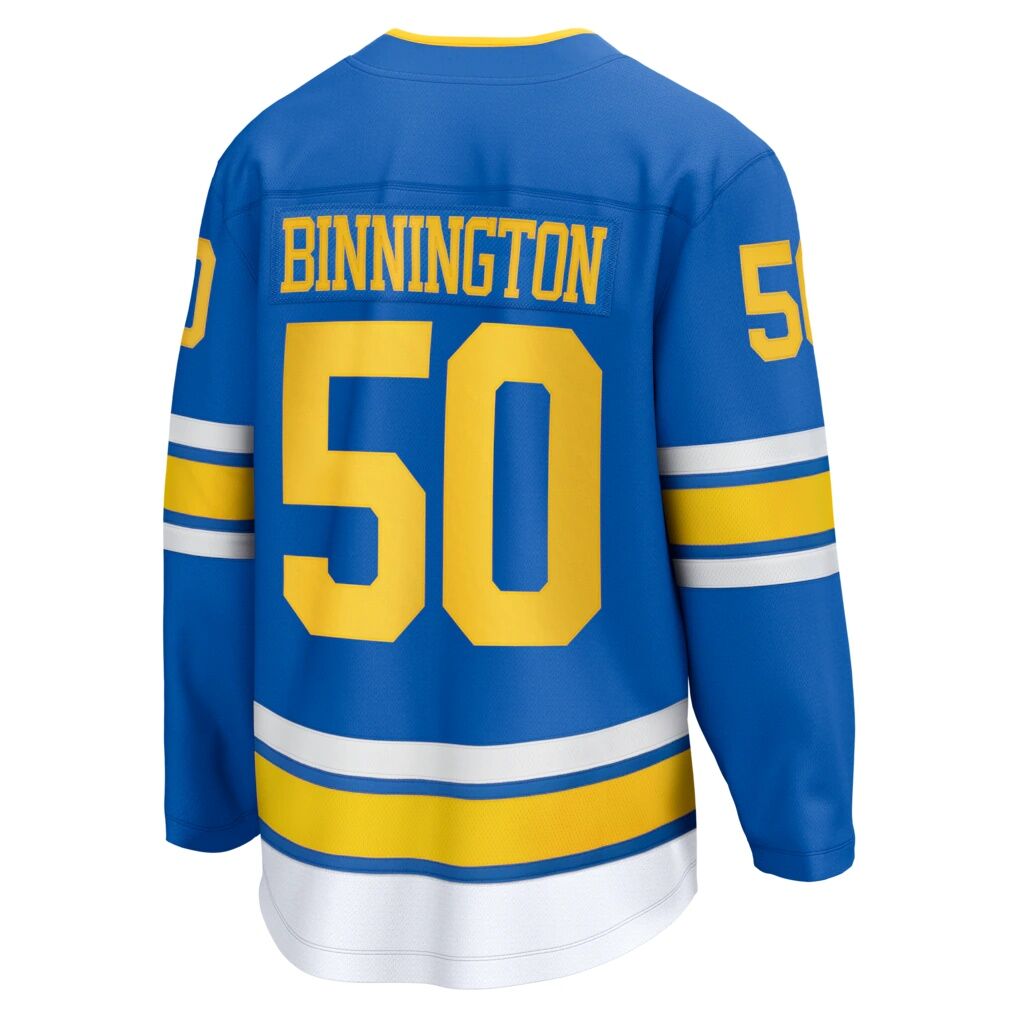 Jordan Binnington St. Louis Blues Fashion7 Home Breakaway Jersey