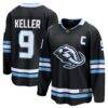 Clayton Keller Utah Mammoth Fashion7 Home Breakaway Jersey - Black - Front View