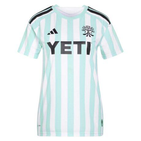Austin FC adidas Women's 2026 The Rooted Kit Replica Jersey - White - Front View