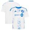 CF Montreal adidas Youth 2026 The Procure Jersey Replica Jersey - White - Front View