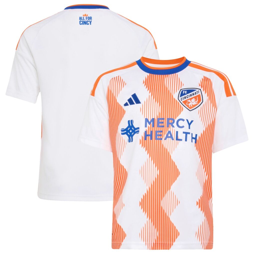FC Cincinnati adidas Youth 2026 The Seven Hills Kit Replica Jersey