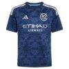 New York City FC adidas Youth 2026 The All Nations Kit Replica Jersey - Blue - Front View