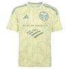 Portland Timbers adidas Youth 2026 Civic Stadium Kit Replica Jersey - Yellow - Side View