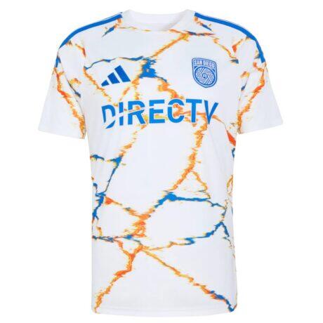 San Diego FC adidas 2026 Unprecedented Unity Kit Replica Jersey - White - Alt1