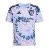 San Jose Earthquakes adidas Youth 2026 The Dead Kit Replica Jersey - - Front View