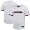Georgia Bulldogs Nike Unisex Limited Softball Jersey - White - Front View