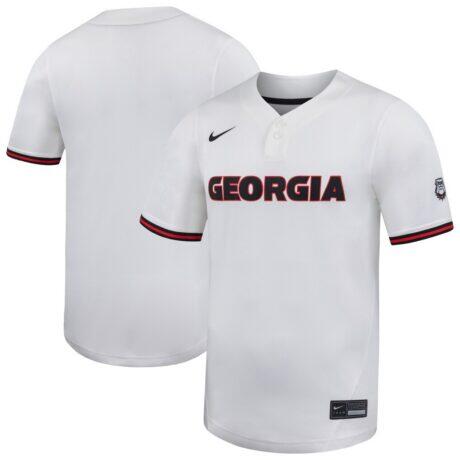 Georgia Bulldogs Nike Unisex Limited Softball Jersey - White - Front View