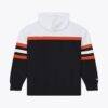 Anaheim Ducks Mitchell & Ness Head Coach Hoodie - Black - Side View