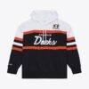 Anaheim Ducks Mitchell & Ness Head Coach Hoodie - Black - Front View