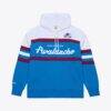 Colorado Avalanche Mitchell & Ness Head Coach Hoodie - Blue - Front View