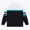 San Jose Sharks Mitchell & Ness Head Coach Hoodie - Black - Side View