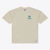 San Jose Sharks Mitchell & Ness Core Essentials T-Shirt - Cream - Front View