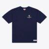 Seattle Kraken Mitchell & Ness Core Essentials T-Shirt - Navy - Front View