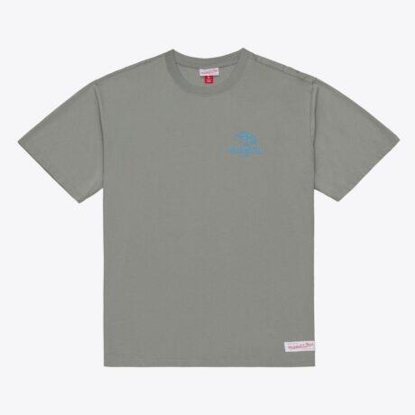 Utah Mammoth Mitchell & Ness Core Essentials T-Shirt - Gray - Front View