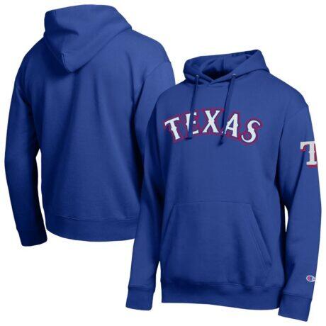 Texas Rangers Champion All Star Wordmark Hoodie - - Front View