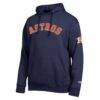 Houston Astros Champion All Star Wordmark Hoodie - Navy - Side View
