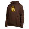 San Diego Padres Champion All Star Embroidered Logo Hoodie - Brown - Side View