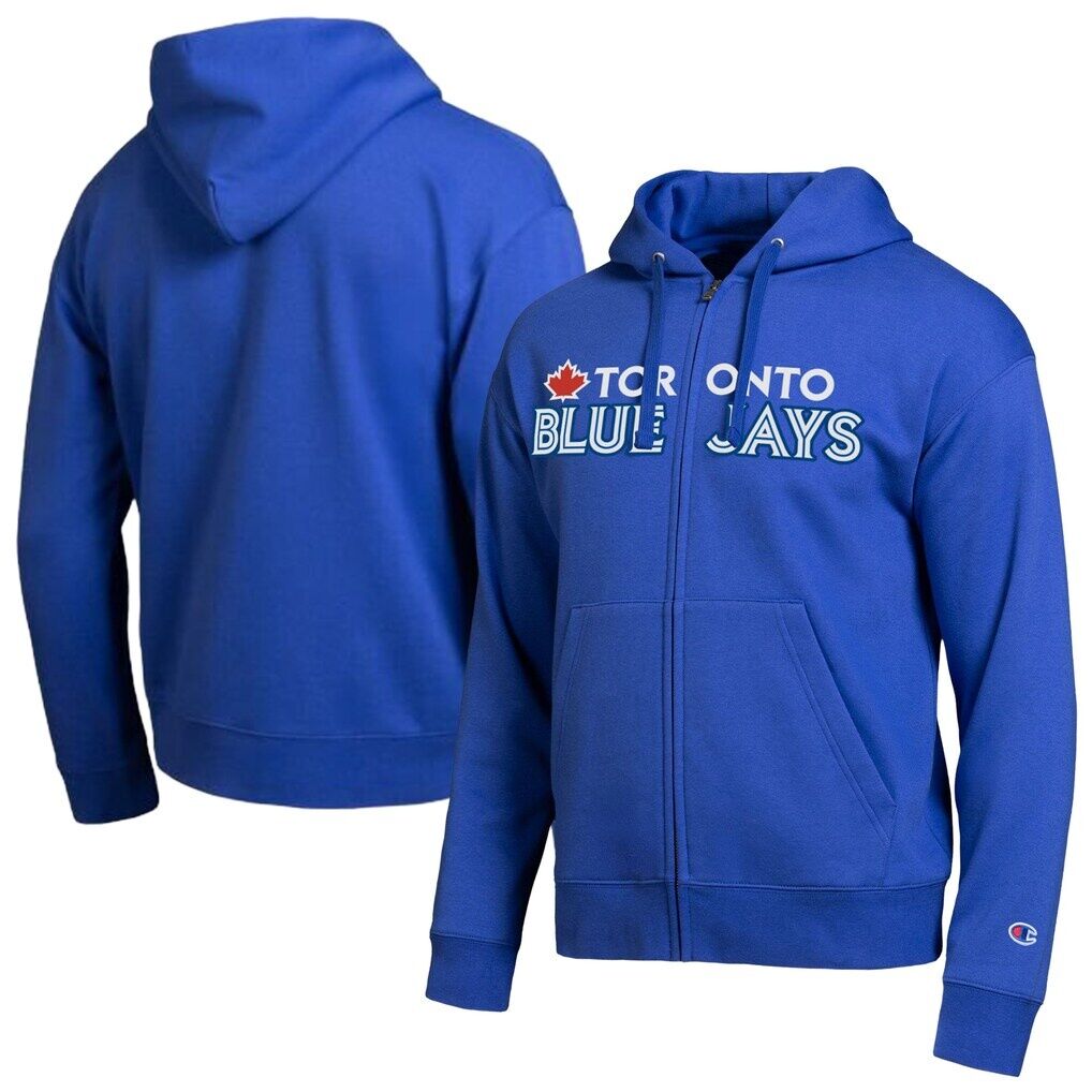 Toronto Blue Jays Champion All-Star Wordmark Full-Zip Hoodie – Royal