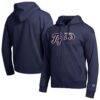 Detroit Tigers Champion All-Star Wordmark Full-Zip Hoodie - Navy - Front View