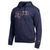 Detroit Tigers Champion All-Star Wordmark Full-Zip Hoodie - Navy - Side View