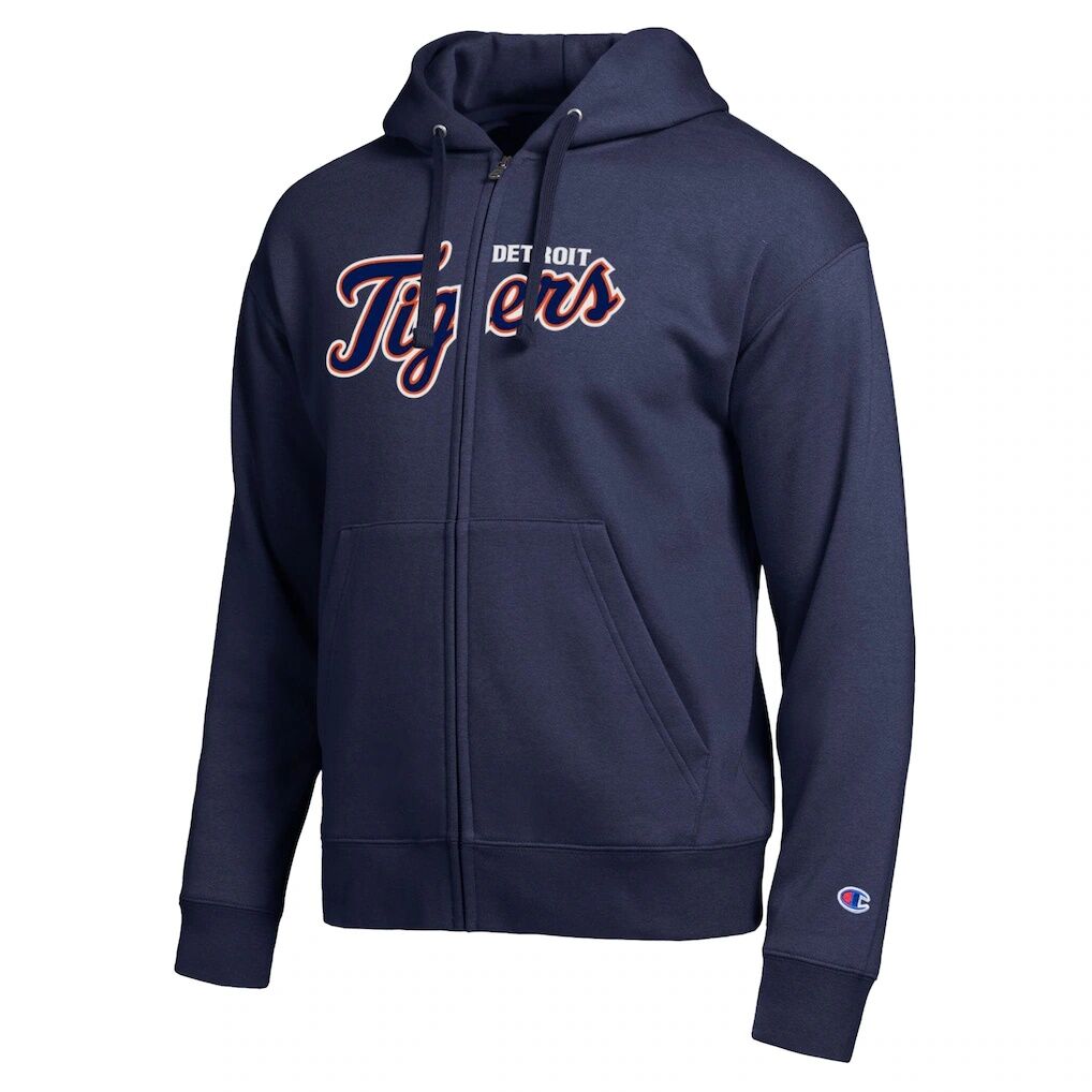 Detroit Tigers Champion All-Star Wordmark Full-Zip Hoodie