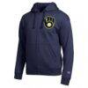 Milwaukee Brewers Champion All-Star Full-Zip Hoodie - Navy - Side View