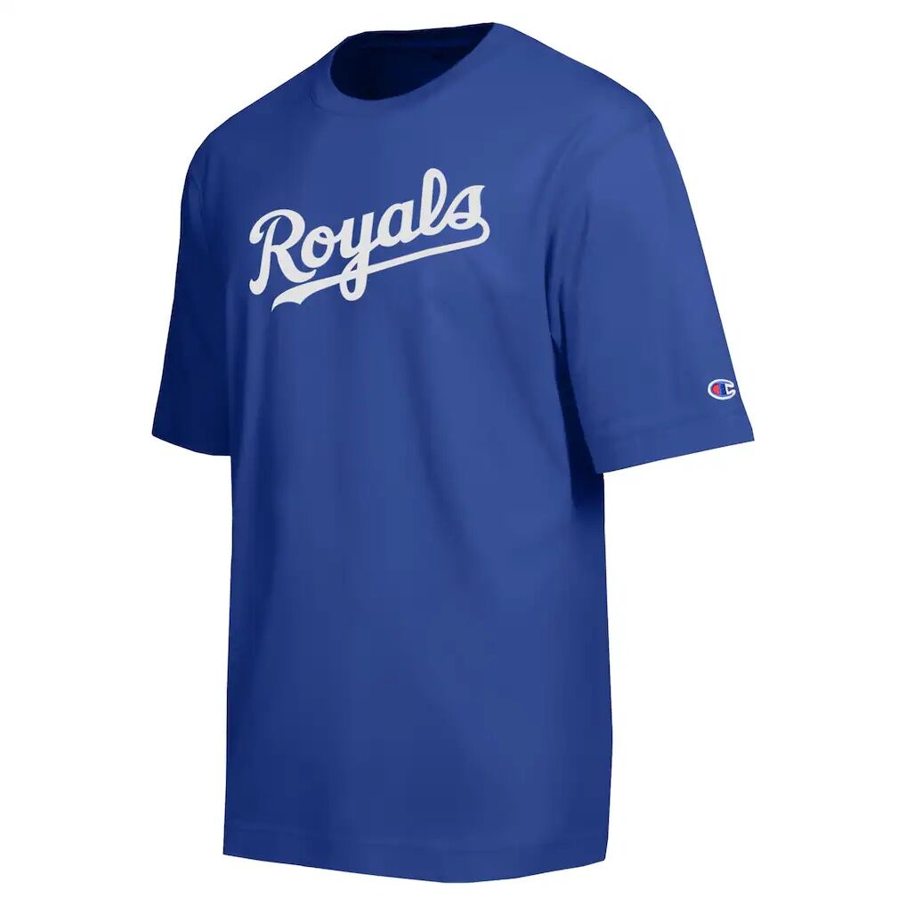 Kansas City Royals Champion All Star Chenille Wordmark T-Shirt - Royal