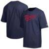 Minnesota Twins Champion All Star Chenille Wordmark T-Shirt - Navy - Front View
