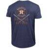 Houston Astros Champion Tri-Blend T-Shirt - Navy - Detail View