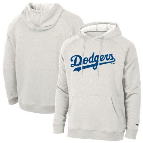 Los Angeles Dodgers Champion Triumph Tri-Blend Raglan Hoodie - - Front View