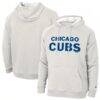 Chicago Cubs Champion Triumph Tri-Blend Raglan Hoodie - - Front View