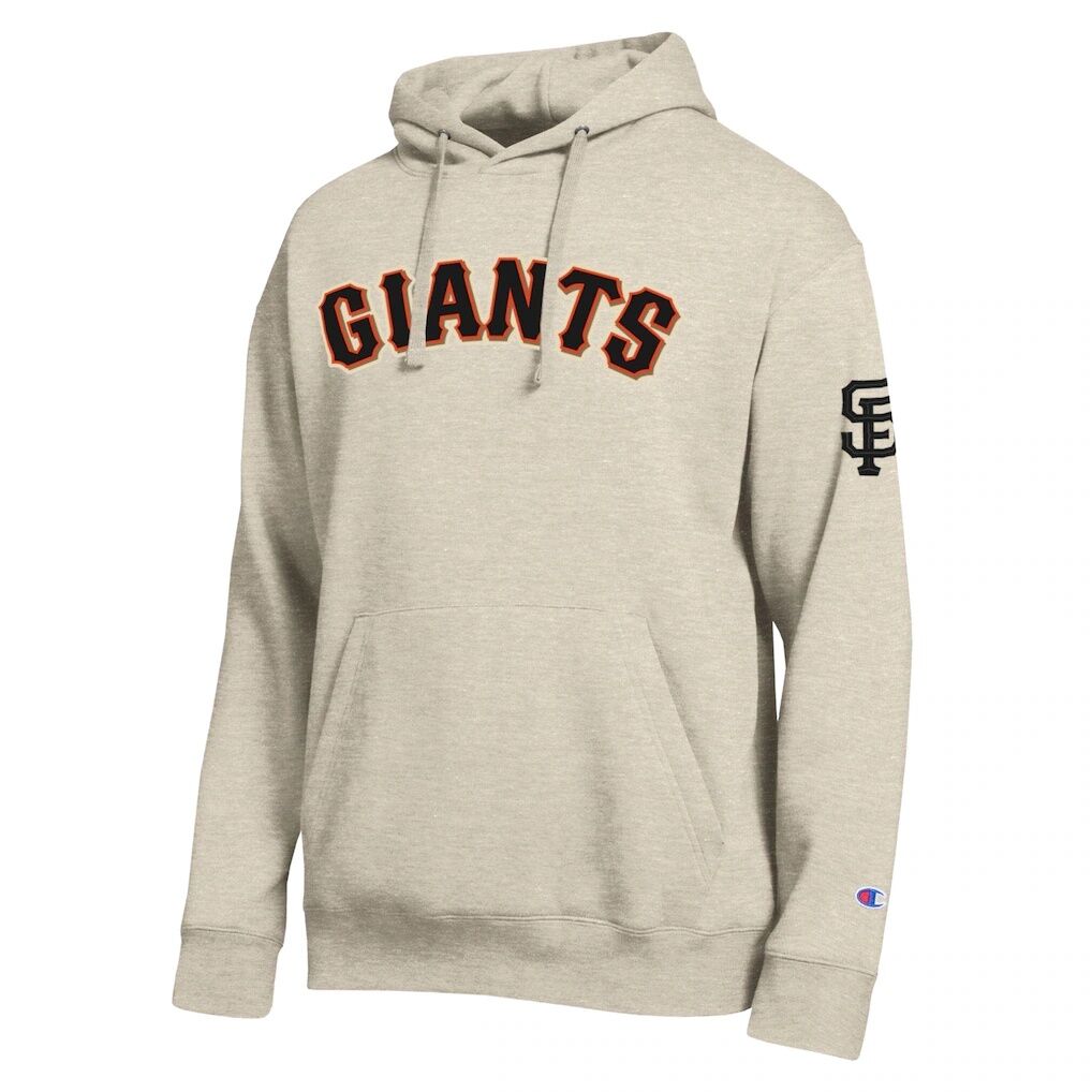 San Francisco Giants Champion All Star Chenille Patch Hoodie – Oatmeal