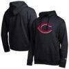 Cincinnati Reds Champion All Star Embroidered Logo Hoodie - Black - Front View
