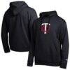 Minnesota Twins Champion All Star Embroidered Logo Hoodie - Black - Front View