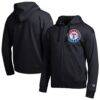 Texas Rangers Champion All-Star Full-Zip Hoodie - Black - Front View