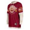Washington Commanders New Era Twofer Layered Long Sleeve Hoodie T-Shirt - - Detail View