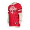 San Francisco 49ers New Era Twofer Layered Long Sleeve Hoodie T-Shirt - - Detail View