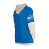 Detroit Lions New Era Twofer Layered Long Sleeve Hoodie T-Shirt - Blue - Alt1