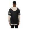 Indianapolis Colts New Era Twofer Layered Long Sleeve Hoodie T-Shirt - Black - Side View