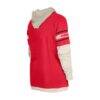 Kansas City Chiefs New Era Twofer Layered Long Sleeve Hoodie T-Shirt - Red - Alt1