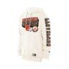 Cleveland Browns New Era Dune Dust Hoodie - Cream - Detail View