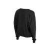 Pittsburgh Steelers New Era Women's Cropped Oversized Long Sleeve T-Shirt - Black - Alt1