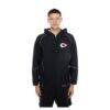 Kansas City Chiefs New Era Combine Authentic Raglan Full-Zip Hoodie - Black - Front View