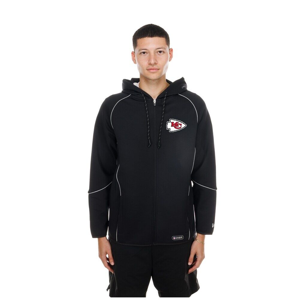 Kansas City Chiefs New Era Combine Authentic Raglan Full-Zip Hoodie