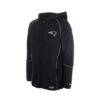 New England Patriots New Era Combine Authentic Raglan Full-Zip Hoodie - Black - Detail View