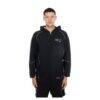 New England Patriots New Era Combine Authentic Raglan Full-Zip Hoodie - Black - Front View