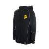Los Angeles Rams New Era Combine Authentic Raglan Full-Zip Hoodie - Black - Detail View