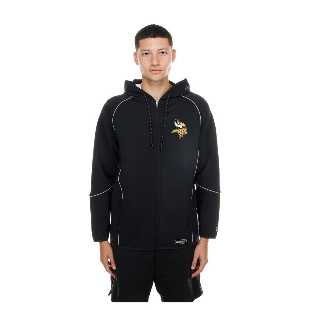 Minnesota Vikings New Era Combine Authentic Raglan Full-Zip Hoodie