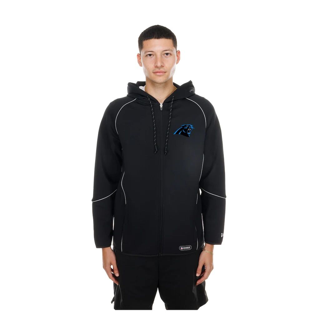 Carolina Panthers New Era Combine Authentic Raglan Full-Zip Hoodie